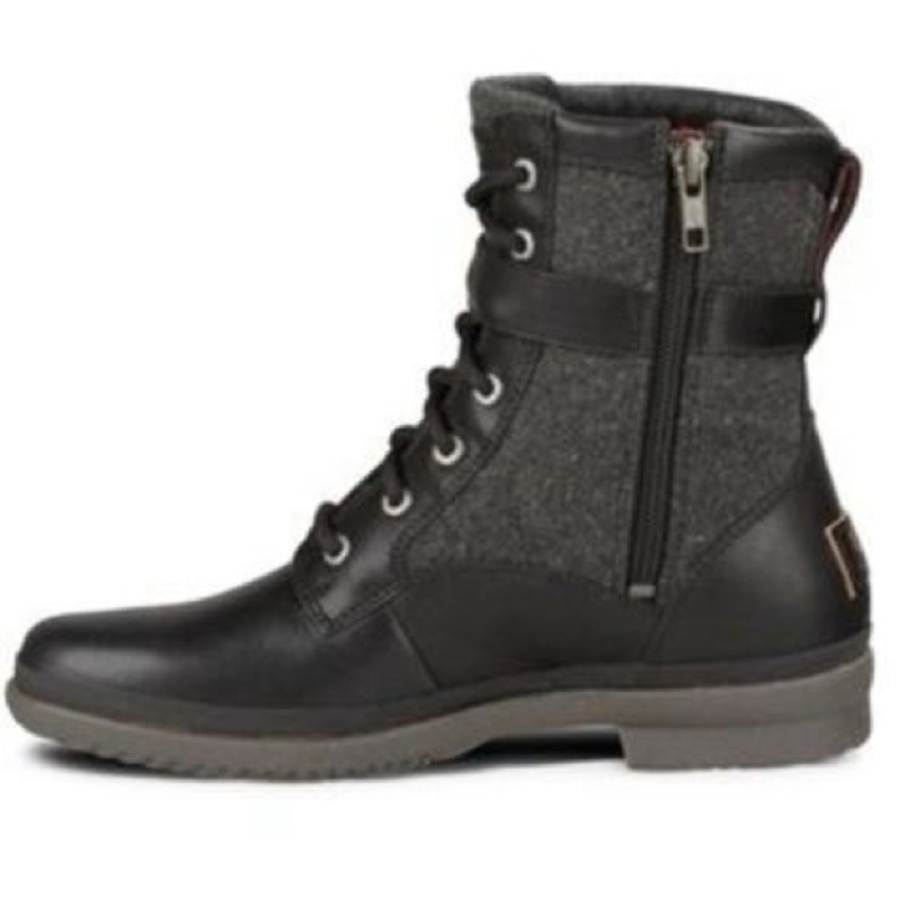 UGG, size 6.5, Women's Black and Gray Lace-Up Kesey Boots - Picture 2 of 14